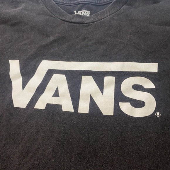 Vans Casual Graphic Short Sleeve T-Shirt Mens Size S Black White - Picture 4 of 7